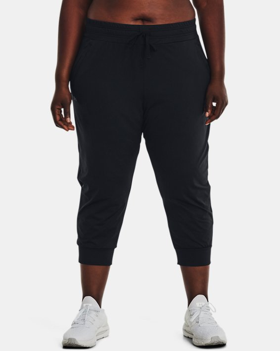 Women's HeatGear® Armour Capri Pants, Black, pdpMainDesktop image number 0